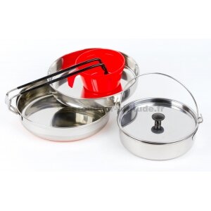 Kit de gamelles inox 4 pièces